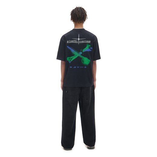 Cropp - Czarny T-shirt z nadrukiem Baltic Games - czarny Cropp XXL Cropp