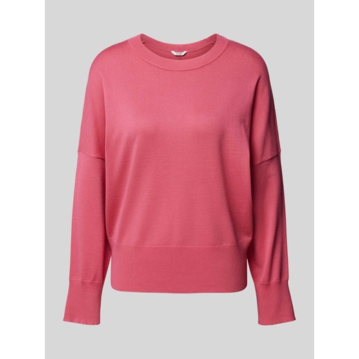 Sweter z dzianiny z okrągłym dekoltem model ‘Gillian’ ze sklepu Peek&Cloppenburg  w kategorii Swetry damskie - zdjęcie 174108996