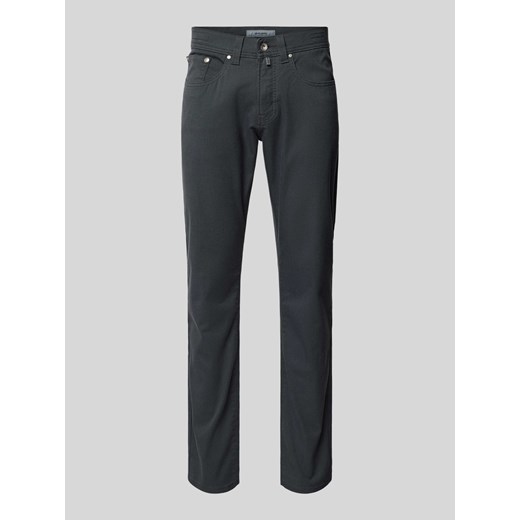 Chinosy o kroju tapered fit z 5 kieszeniami model ‘LYON’ ze sklepu Peek&Cloppenburg  w kategorii Spodnie męskie - zdjęcie 174109185