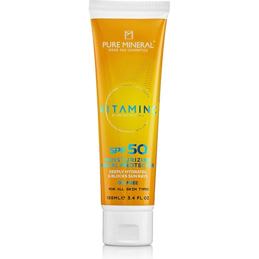 PURE MINERAL Krem nawilżający &quot;Vitamin C Moisturizing&quot; - SPF 50 - 100 ml ze sklepu Limango Polska w kategorii Kremy do twarzy - zdjęcie 174109487