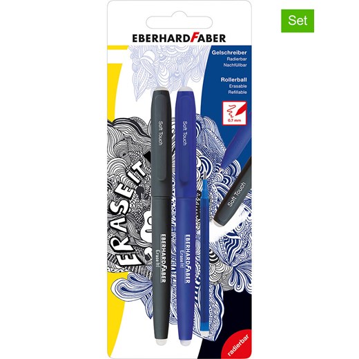 Eberhard Faber Długopisy żelowe (4 szt.) - 2 x 2 szt. ze sklepu Limango Polska w kategorii Akcesoria biurowe - zdjęcie 174109688