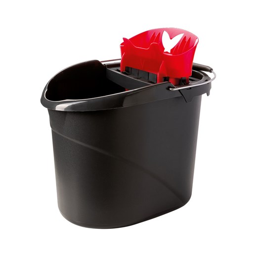 Vileda Wiaderko "Ulramax" w kolorze czarno-czerwonym - 10 l Vileda onesize wyprzedaż Limango Polska