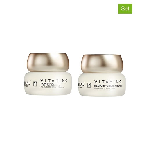 PURE MINERAL 2-częściowy zestaw &quot;Vitamin C  - Day &amp; Night Cream&quot; - 2 x 50 ml ze sklepu Limango Polska w kategorii Kremy do twarzy - zdjęcie 174109965
