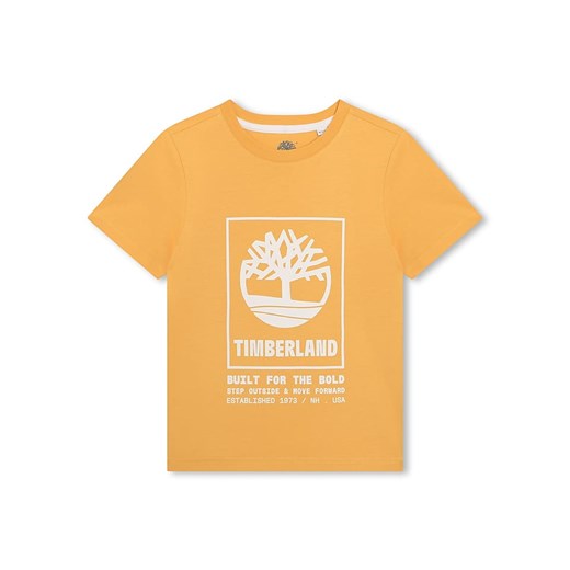 Timberland Koszulka w kolorze musztardowym ze sklepu Limango Polska w kategorii T-shirty chłopięce - zdjęcie 174110305