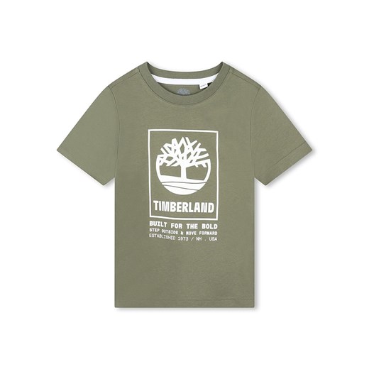 Timberland Koszulka w kolorze khaki ze sklepu Limango Polska w kategorii T-shirty chłopięce - zdjęcie 174110308