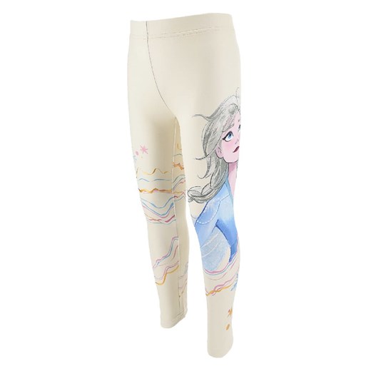 Disney Frozen Legginsy &quot;Kraina Lodu&quot; w kolorze kremowym ze sklepu Limango Polska w kategorii Spodnie dziewczęce - zdjęcie 174110626