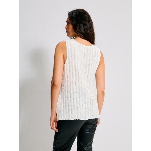 Sinsay - Top - kremowy Sinsay M Sinsay