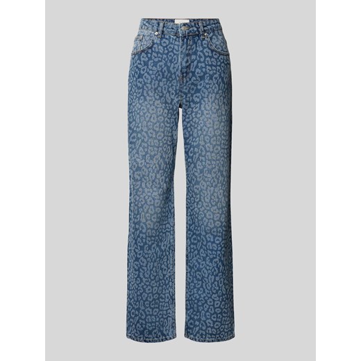 Jeansy z prostą nogawką i 5 kieszeniami model ‘Simona’ ze sklepu Peek&Cloppenburg  w kategorii Jeansy damskie - zdjęcie 174113376