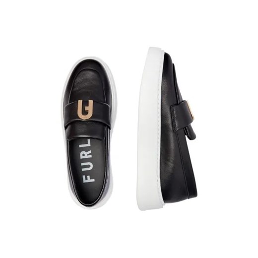 Furla Skórzane loafersy Furla 36 Gomez Fashion Store