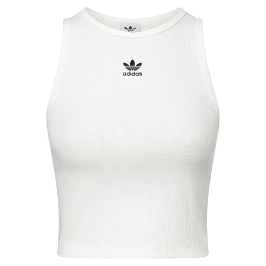 adidas Originals Top damski Kobiety Bawełna écru jednolity ze sklepu vangraaf w kategorii Bluzki damskie - zdjęcie 174114736