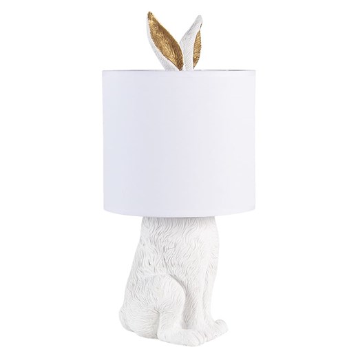 Clayre &amp; Eef Lampa stołowa w kolorze białym - wys. 45 cm onesize Limango Polska okazja