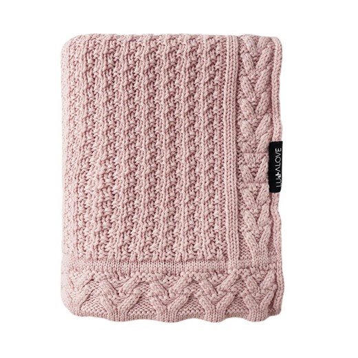 Lullalove Kocyk w kolorze jasnoróżowym ze sklepu Limango Polska w kategorii Tekstylia - zdjęcie 174114825