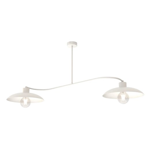 Biała industrialna lampa sufitowa - 5X D136 Z1-E56 ze sklepu Edinos.pl w kategorii Lampy sufitowe - zdjęcie 174116375