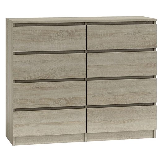 Komoda Lonix 2X 140 cm - dąb sonoma ze sklepu Edinos.pl w kategorii Komody - zdjęcie 174116399
