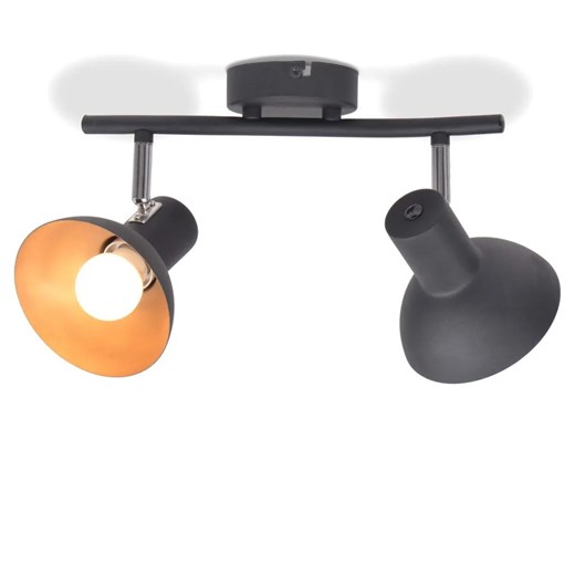 Czarno-złota lampa sufitowa z regulacją kloszy - EX117 L4-R17 ze sklepu Edinos.pl w kategorii Lampy sufitowe - zdjęcie 174116608