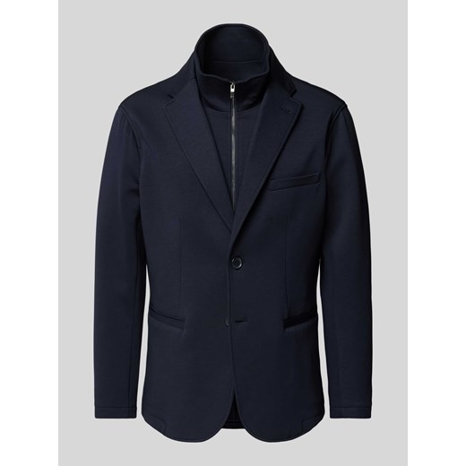 Marynarka o kroju straight fit z wkładką ze sklepu Peek&Cloppenburg  w kategorii Marynarki męskie - zdjęcie 174116767