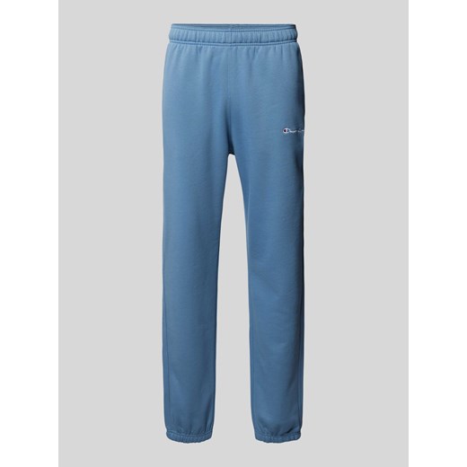 Spodnie dresowe o kroju regular fit z wyhaftowanym logo model ‘ELASTIC CUFF’ ze sklepu Peek&Cloppenburg  w kategorii Spodnie męskie - zdjęcie 174117178