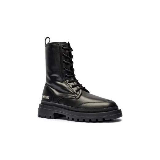 Love Moschino Skórzane botki ze sklepu Gomez Fashion Store w kategorii Botki - zdjęcie 174119138