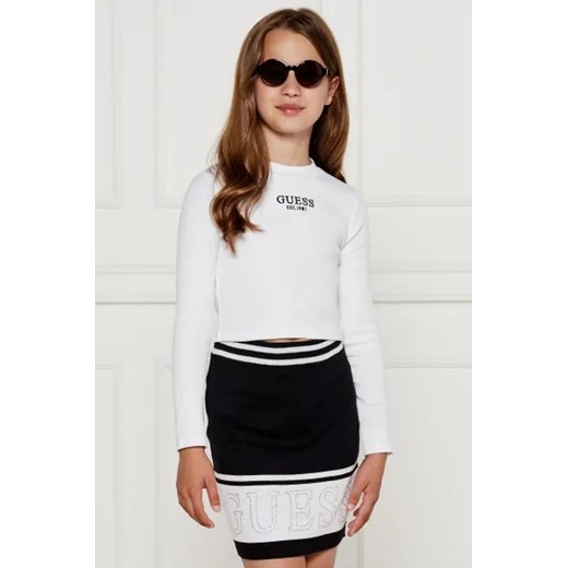 Guess Bluzka | Cropped Fit | stretch ze sklepu Gomez Fashion Store w kategorii Bluzki dziewczęce - zdjęcie 174119277