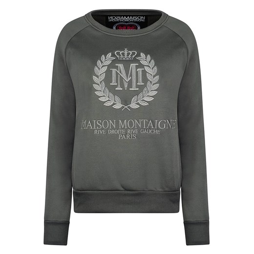 Maison Montaigne Bluza &quot;Fimosai&quot; w kolorze antracytowym ze sklepu Limango Polska w kategorii Bluzy damskie - zdjęcie 174119286