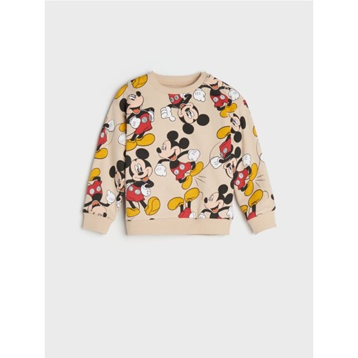 Sinsay - Bluza Myszka Miki - beżowy ze sklepu Sinsay w kategorii Bluzy i swetry - zdjęcie 174121699