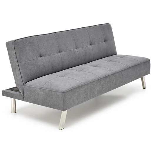 Popielata 3-osobowa sofa rozkładana - Lagunna ze sklepu Edinos.pl w kategorii Sofy i kanapy - zdjęcie 174123895