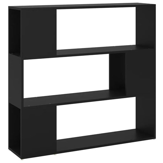 Czarny minimalistyczny regał otwarty S7-A84 ze sklepu Edinos.pl w kategorii Regały i witryny - zdjęcie 174124058