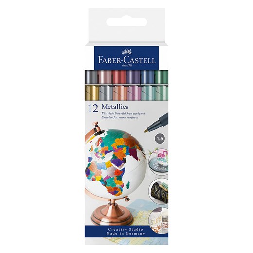 Faber-Castell Zakreślacze (12 szt.) &quot;Metallics&quot; ze sklepu Limango Polska w kategorii Akcesoria biurowe - zdjęcie 174124338