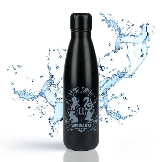 Butelka termiczna 500mL Czarna | wytrzymała i praktyczna | Harry Potter | Hogwart ze sklepu Sklep SOXO w kategorii Naczynia dziecięce - zdjęcie 174125328
