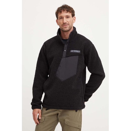 adidas TERREX bluza sportowa Xploric kolor czarny gładka IW0231 ze sklepu ANSWEAR.com w kategorii Bluzy męskie - zdjęcie 174126528