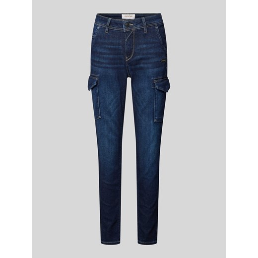 Jeansy o kroju relaxed fit z kieszeniami cargo model ‘AMELIE’ ze sklepu Peek&Cloppenburg  w kategorii Jeansy damskie - zdjęcie 174127556