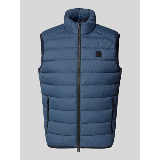 Kamizelka pikowana z naszywką z logo ze sklepu Peek&Cloppenburg  w kategorii Kamizelki męskie - zdjęcie 174127709
