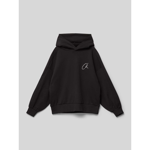 Bluza z kapturem z wyhaftowanym logo ze sklepu Peek&Cloppenburg  w kategorii Bluzy dziewczęce - zdjęcie 174127739
