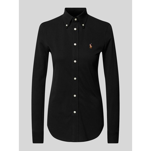 Koszula polo z kołnierzykiem typu button down ze sklepu Peek&Cloppenburg  w kategorii Koszule damskie - zdjęcie 174127777