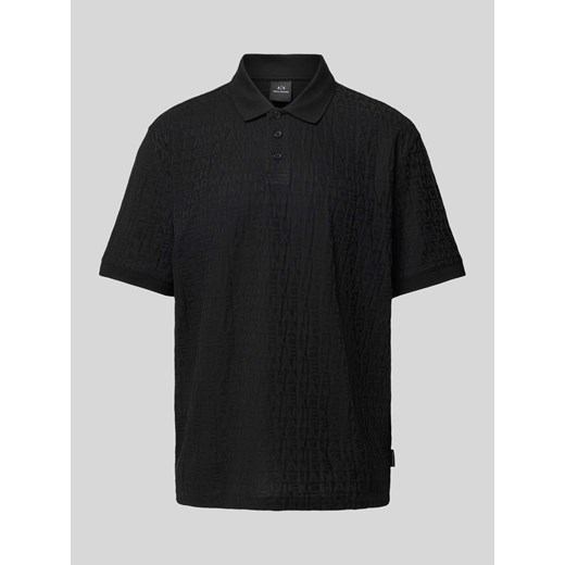 Koszulka polo o kroju regular fit z fakturowanym wzorem ze sklepu Peek&Cloppenburg  w kategorii T-shirty męskie - zdjęcie 174127836