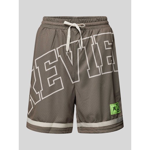 Szorty o luźnym kroju z nadrukiem z logo ze sklepu Peek&Cloppenburg  w kategorii Szorty - zdjęcie 174128495