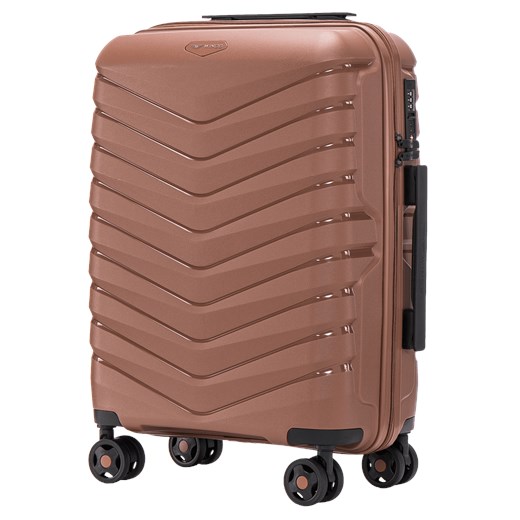 Walizka kabinowa Wings PHOENIX polipropylen 20" COFFEE ze sklepu WINGS w kategorii Walizki - zdjęcie 174129659