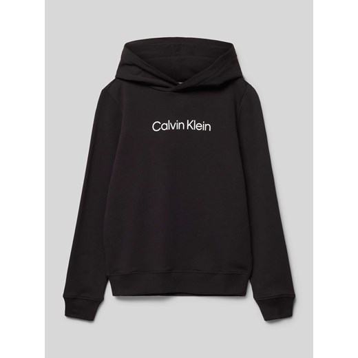 Bluza z kapturem z nadrukiem z logo ze sklepu Peek&Cloppenburg  w kategorii Bluzy chłopięce - zdjęcie 174131896