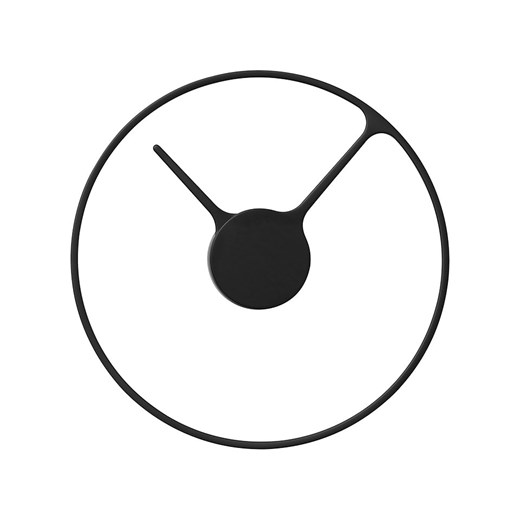 Stelton Zegar ścienny w kolorze czarnym - Ø 30 cm ze sklepu Limango Polska w kategorii Zegary - zdjęcie 174133949