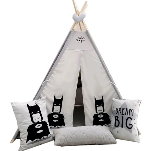 Wigwam dla chłopca Taurus - batman ze sklepu Edinos.pl w kategorii Łóżka dziecięce - zdjęcie 174136815