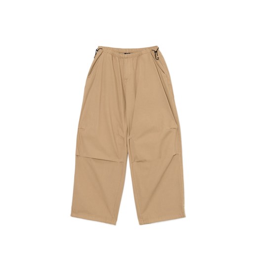 Cropp - Beżowe spodnie parachute - beżowy Cropp S/M Cropp