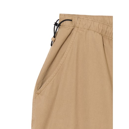 Cropp - Beżowe spodnie parachute - beżowy Cropp S Cropp