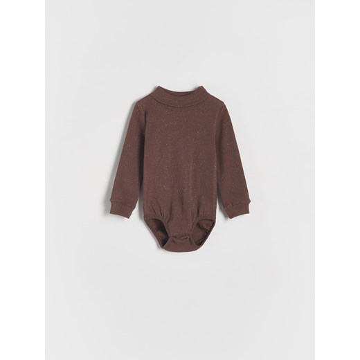 Reserved - Strukturalne body - brązowy ze sklepu Reserved w kategorii Body niemowlęce - zdjęcie 174138705