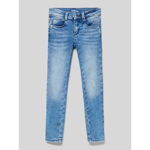 Jeansy o kroju regular fit z 5 kieszeniami ze sklepu Peek&Cloppenburg  w kategorii Spodnie dziewczęce - zdjęcie 174140199