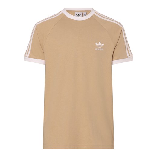 adidas Originals Koszulka męska Mężczyźni Bawełna beżowy jednolity M vangraaf