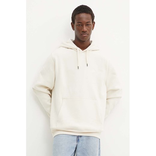Dickies bluza męska kolor beżowy z kapturem gładka ze sklepu ANSWEAR.com w kategorii Bluzy męskie - zdjęcie 174141576