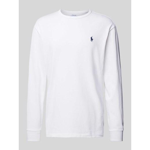 Bluzka z długim rękawem i wyhaftowanym logo ze sklepu Peek&Cloppenburg  w kategorii T-shirty męskie - zdjęcie 174141785