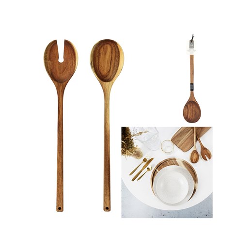 Garden Spirit Sztućce sałatkowe w kolorze brązowym ze sklepu Limango Polska w kategorii Sztućce - zdjęcie 174142025