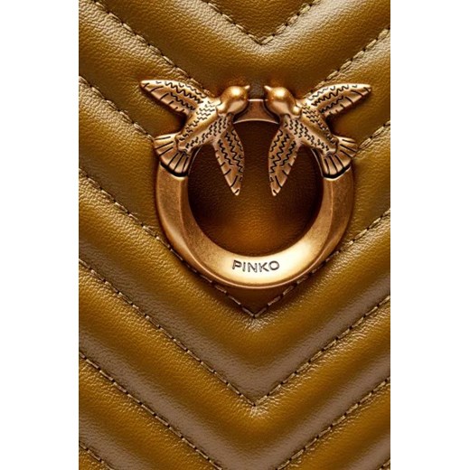 Pinko Skórzany plecak LOVE CLICK CLASSIC VI Pinko One Size Gomez Fashion Store