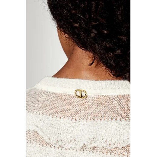 TWINSET Sweter | Loose fit | z dodatkiem wełny Twinset L Gomez Fashion Store